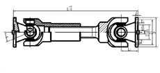 JXA-DZ型十字轴式万向联轴器（可伸缩短型）