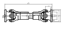 SWP（SWP-87)系列A型十字轴式万向联轴器  可伸缩长型